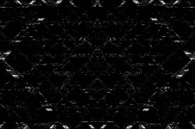 Siyah beyaz monokrom eski grunge vintage eskimiş arka plan soyut antika desenli retro model