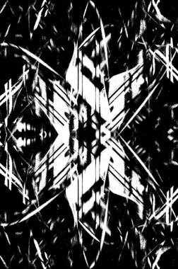 Siyah beyaz monokrom eski grunge vintage eskimiş arka plan soyut antika desenli retro model