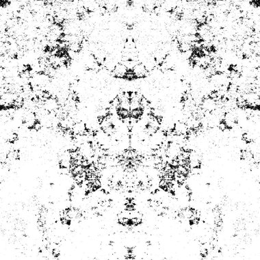 Koyu Grunge Geometrik Deseni