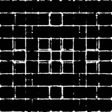 Koyu Grunge Geometrik Deseni