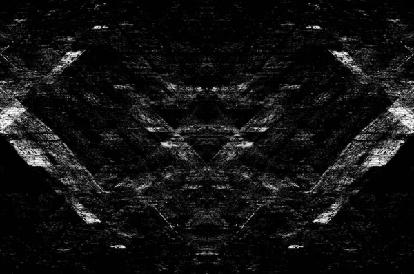 Mörk grunge geometriskt mönster — Stockfoto
