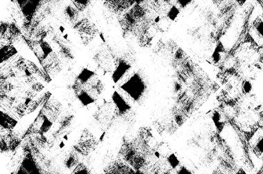 Koyu Grunge Geometrik Deseni