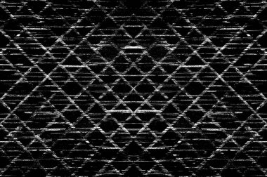 Koyu Grunge Geometrik Deseni