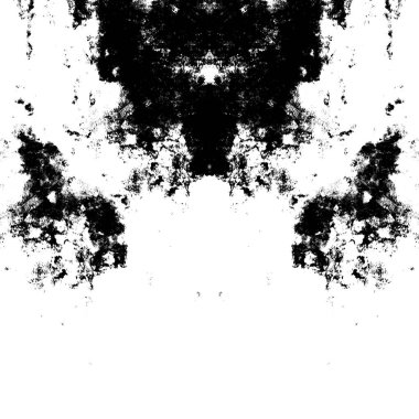 Koyu Grunge Geometrik Deseni