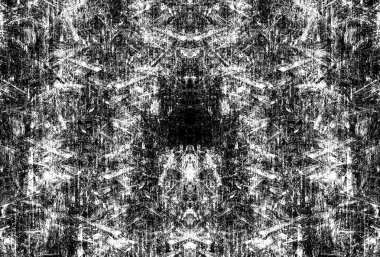 Koyu Grunge Geometrik Deseni