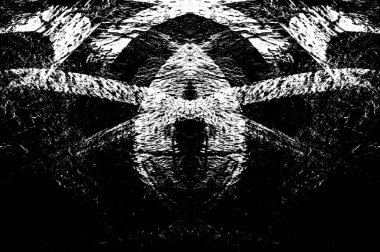 Siyah beyaz monokrom eski grunge vintage eskimiş arka plan soyut antika desenli retro model