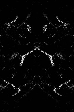 Koyu Grunge Geometrik Deseni