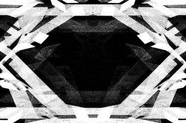 Siyah beyaz monokrom eski grunge vintage eskimiş arka plan soyut antika desenli retro model