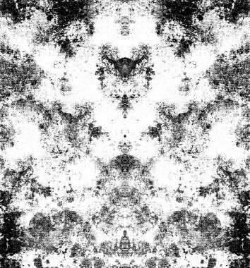 Koyu Grunge Geometrik Deseni