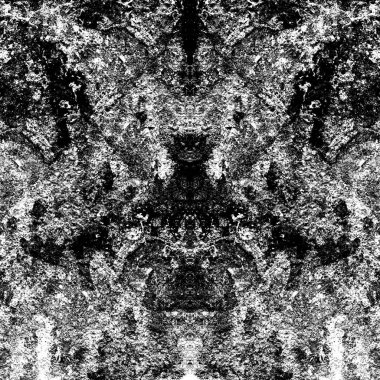 Koyu Grunge Geometrik Deseni