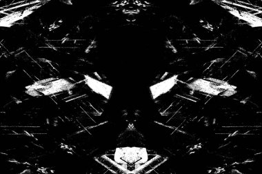 Siyah beyaz monokrom eski grunge vintage eskimiş arka plan soyut antika desenli retro model