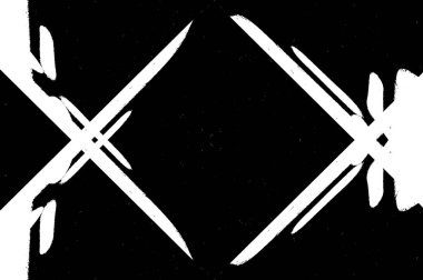 Koyu Grunge Geometrik Deseni