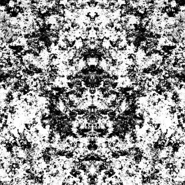 Koyu Grunge Geometrik Deseni