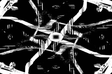 Siyah beyaz monokrom eski grunge vintage eskimiş arka plan soyut antika desenli retro model