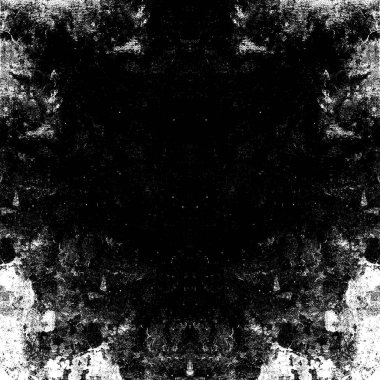 Koyu Grunge Geometrik Deseni