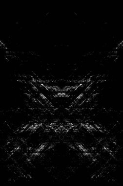 Koyu Grunge Geometrik Deseni