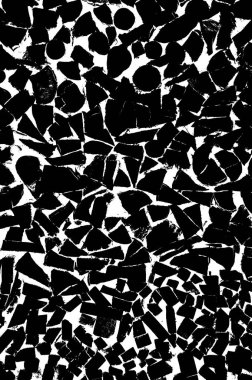 Koyu Grunge Geometrik Deseni