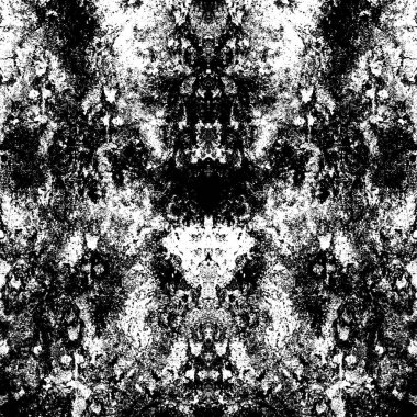 Koyu Grunge Geometrik Deseni