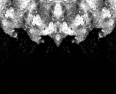 Koyu Grunge Geometrik Deseni