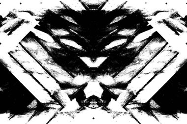 Koyu Grunge Geometrik Deseni