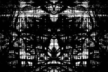 Siyah beyaz monokrom eski grunge vintage eskimiş arka plan soyut antika desenli retro model