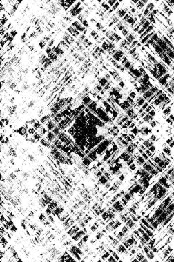 Koyu Grunge Geometrik Deseni