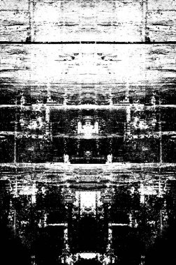 Koyu Grunge Geometrik Deseni