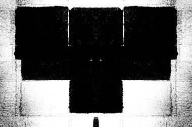 Koyu Grunge Geometrik Deseni