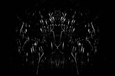 Koyu Grunge Geometrik Deseni