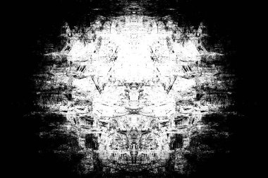 Siyah beyaz monokrom eski grunge vintage eskimiş arka plan soyut antika desenli retro model