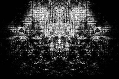 Koyu Grunge Geometrik Deseni