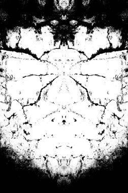 Koyu Grunge Geometrik Deseni