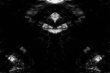 Siyah beyaz monokrom eski grunge vintage eskimiş arka plan soyut antika desenli retro model