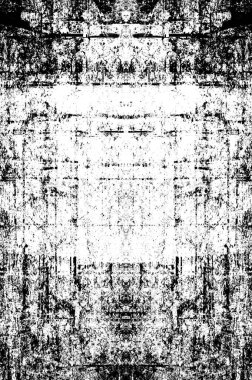 Siyah beyaz monokrom eski grunge vintage eskimiş arka plan soyut antika desenli retro model