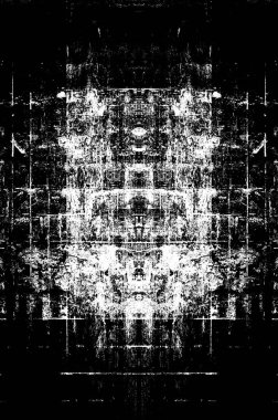 Siyah beyaz monokrom eski grunge vintage eskimiş arka plan soyut antika desenli retro model