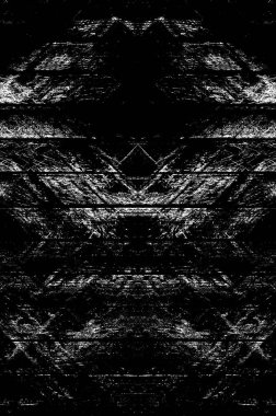 Koyu Grunge Geometrik Deseni
