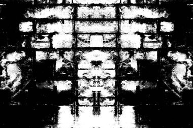 Siyah beyaz monokrom eski grunge vintage eskimiş arka plan soyut antika desenli retro model