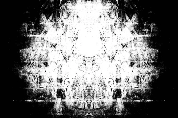 Koyu Grunge Geometrik Deseni