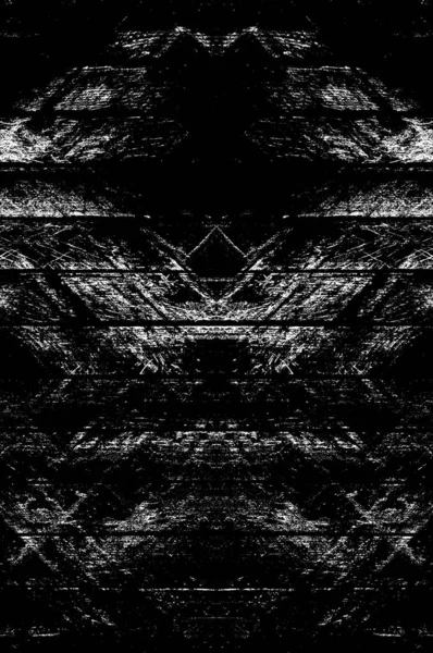Koyu Grunge Geometrik Deseni