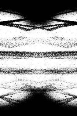 Koyu Grunge Geometrik Deseni