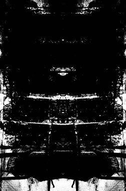 Koyu Grunge Geometrik Deseni