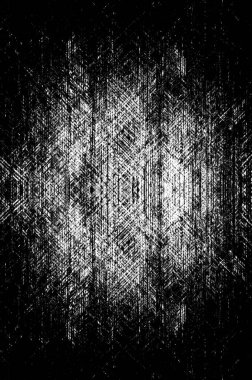 Koyu Grunge Geometrik Deseni