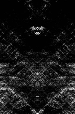 Siyah beyaz monokrom eski grunge vintage eskimiş arka plan soyut antika desenli retro model