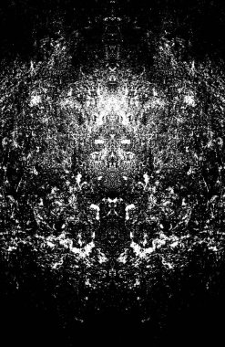 Koyu Grunge Geometrik Deseni