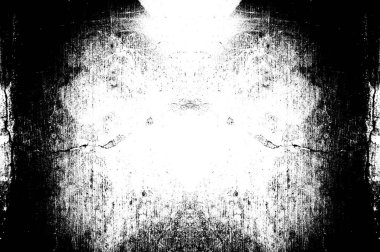 Koyu Grunge Geometrik Deseni