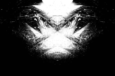 Siyah beyaz monokrom eski grunge vintage eskimiş arka plan soyut antika desenli retro model