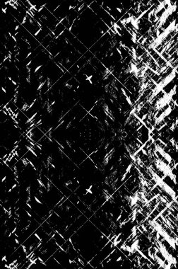 Koyu Grunge Geometrik Deseni