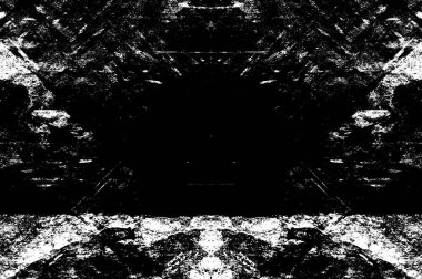 Siyah beyaz monokrom eski grunge vintage eskimiş arka plan soyut antika desenli retro model