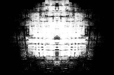 Koyu Grunge Geometrik Deseni