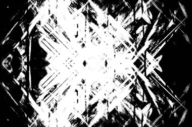 Siyah beyaz monokrom eski grunge vintage eskimiş arka plan soyut antika desenli retro model